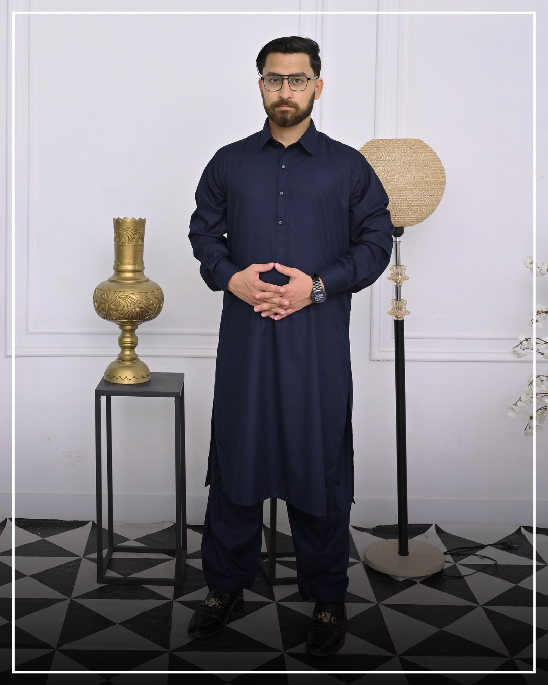 ELITE NAVY - French Collar