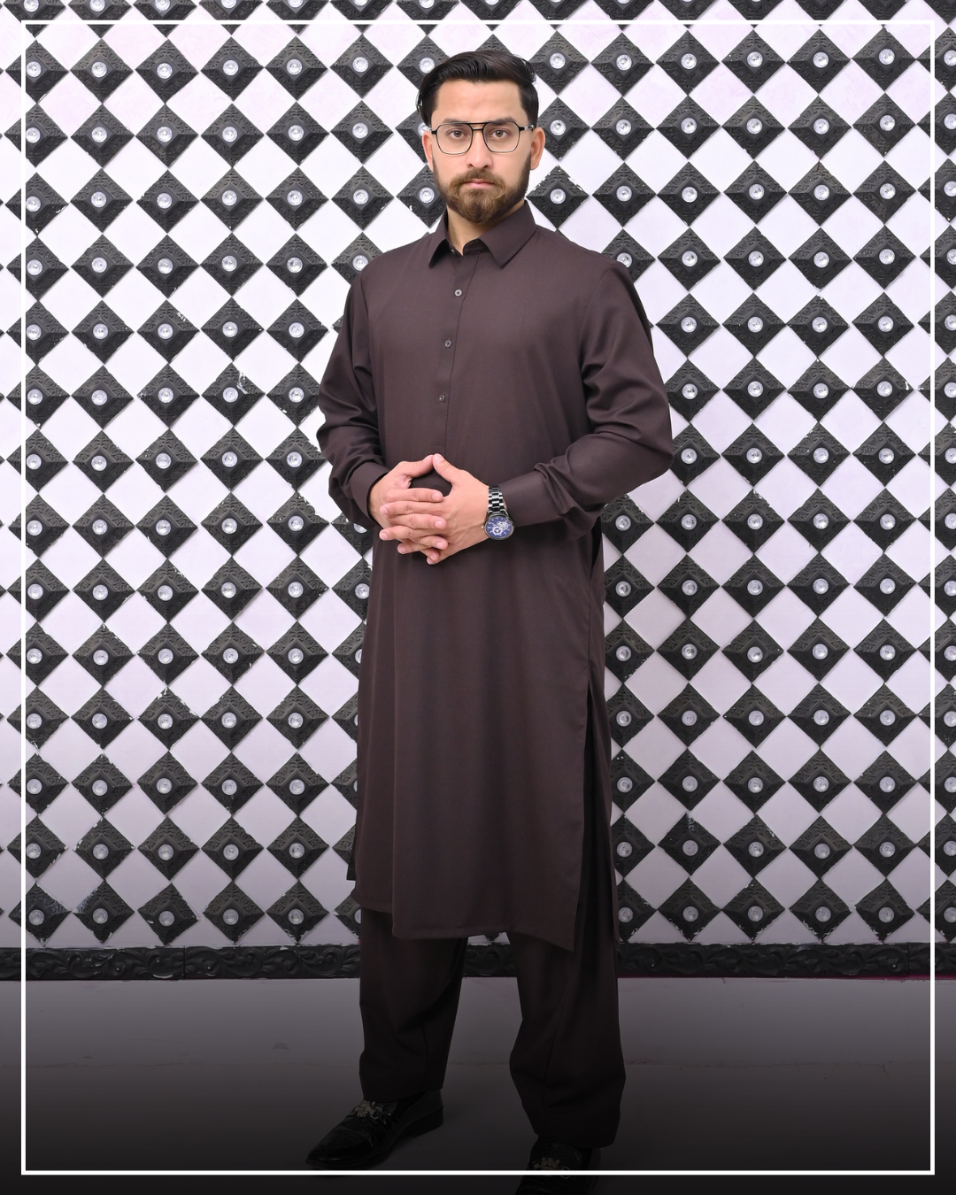 RUST BROWN - French Collar