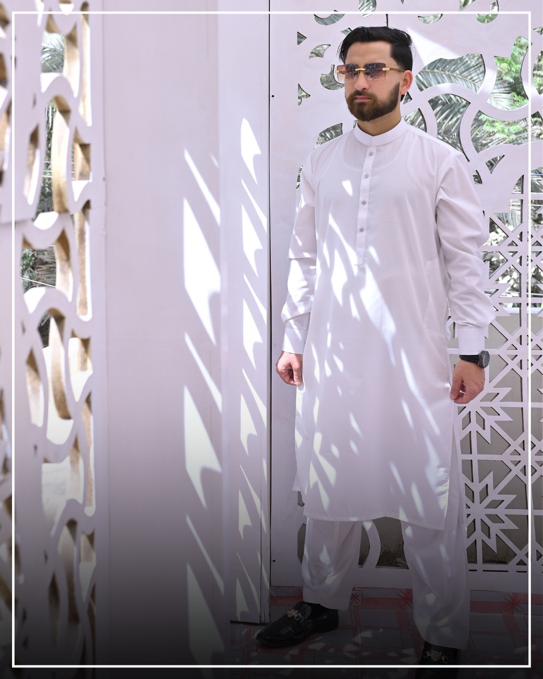OFF-WHITE - Sherwani Collar