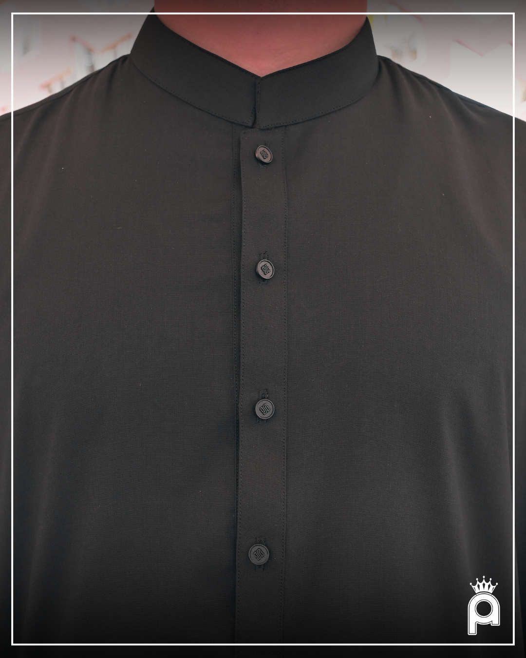 PRIME BLACK - Sherwani Collar