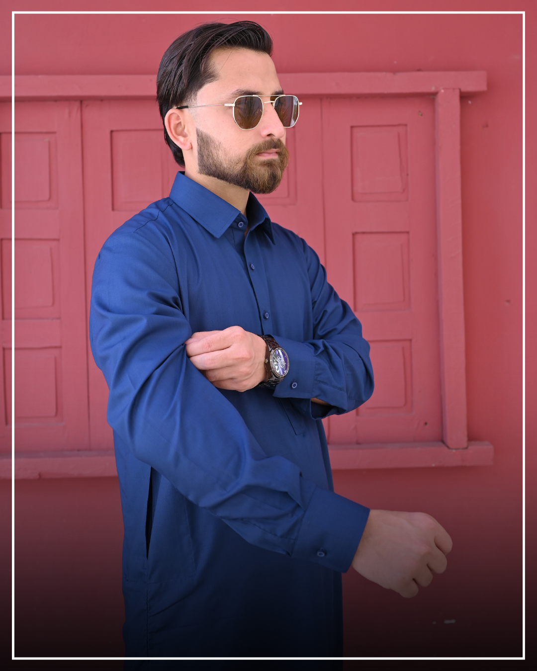 IMPERIAL BLUE - French Collar
