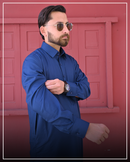 IMPERIAL BLUE - French Collar