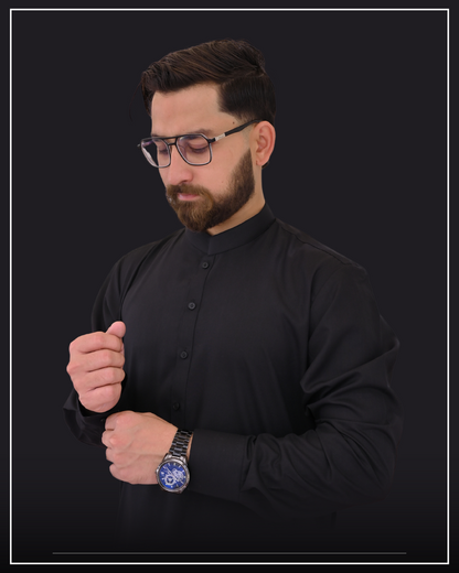 PRIME BLACK - Sherwani Collar