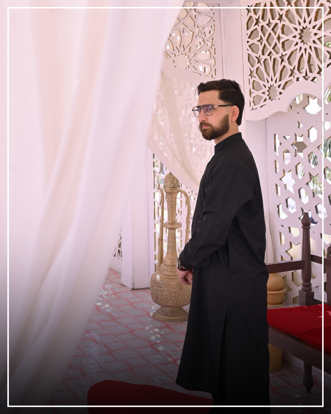 PRIME BLACK - Sherwani Collar